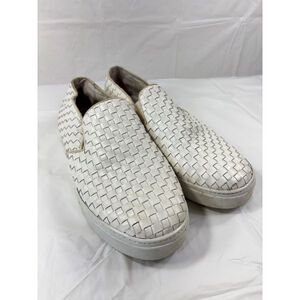 Louis Vuitton Sarlo White Woven Leather